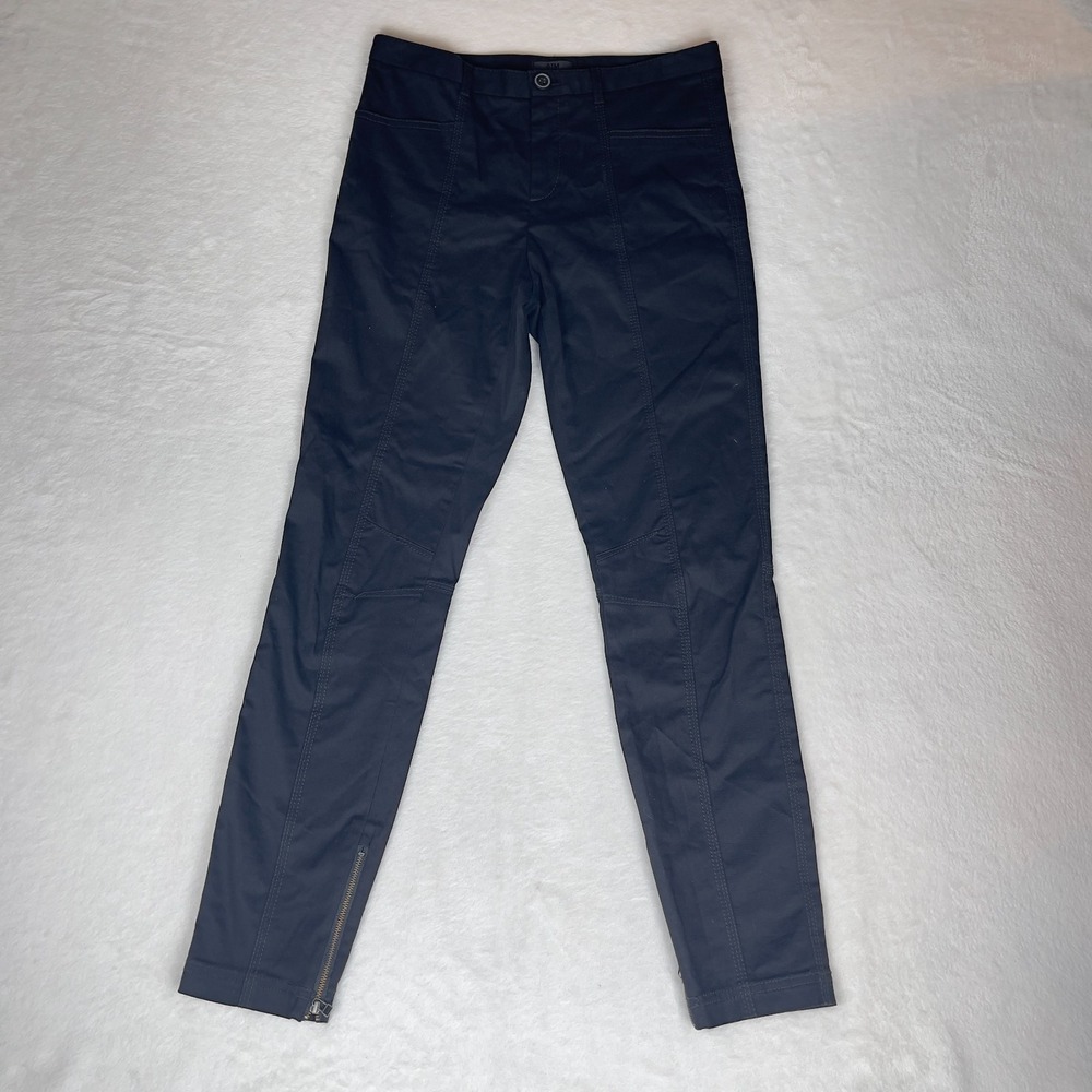 ATM Anthony Thomas Melillo Pants‎ Womens 2 Black Slim Fit Skinny Leg Ankle Zip